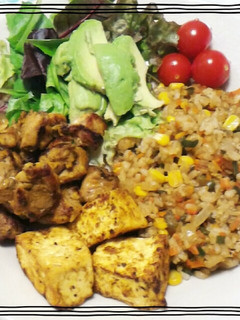 【チキン&豆腐】カレープレート-レシピのメイン写真