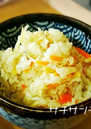 春よ来い来い☆しらすの炊き込みご飯-レシピのメイン写真