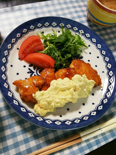 ヘルシー♡フライパン1つでチキン南蛮-レシピのメイン写真