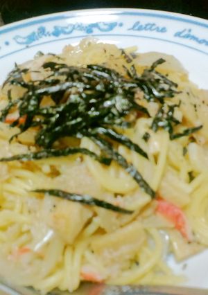 カニときのこの和風パスタ✩-レシピのメイン写真