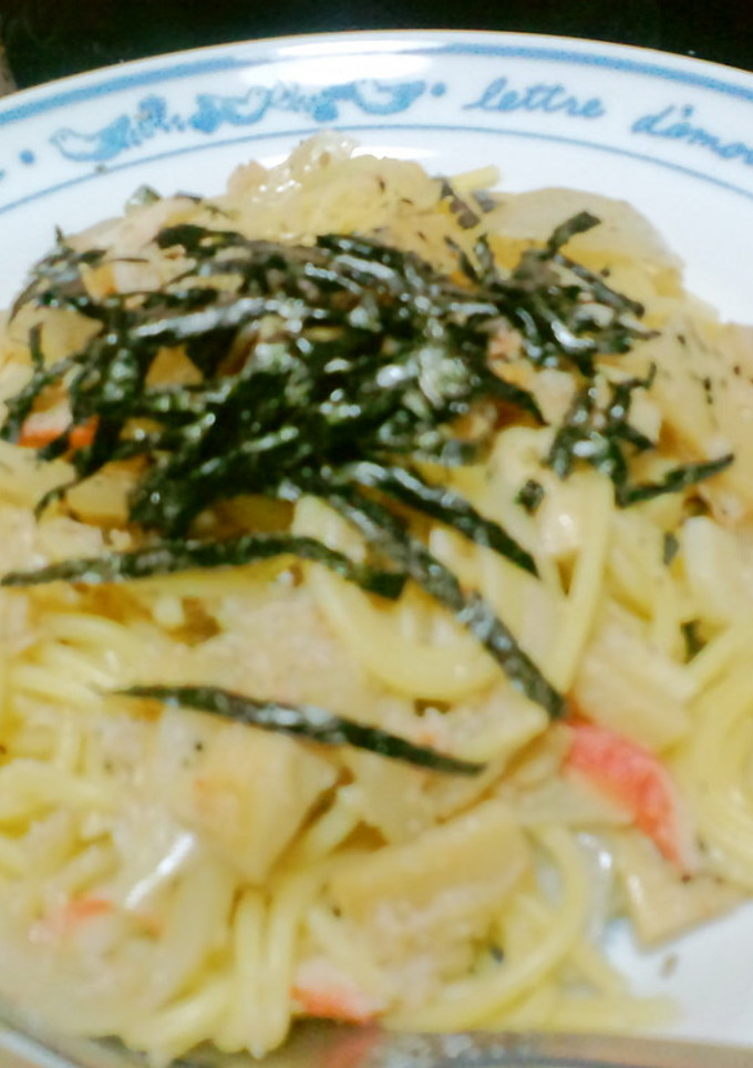 カニときのこの和風パスタ✩-レシピのメイン写真