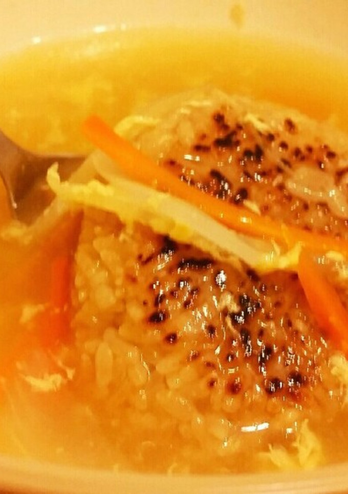 簡単★焼おにぎりde中華あんかけ風ごはん-レシピのメイン写真
