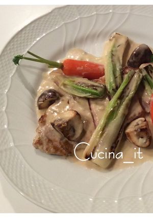 豚肉のソテー・ゴルゴンゾーラソース-レシピのメイン写真