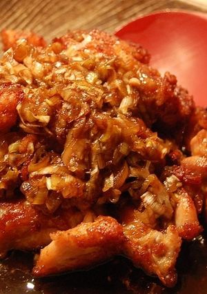 鶏のから揚げピリ辛ねぎソース-レシピのメイン写真