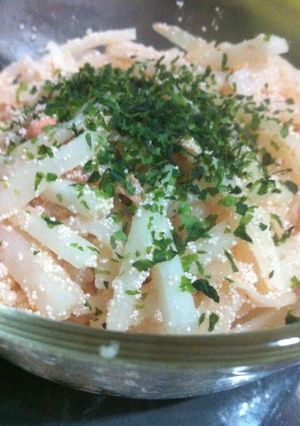 大根の明太炒め-レシピのメイン写真