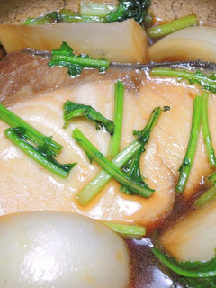 簡単こっくり! 鰤とカブの煮物!-レシピのメイン写真
