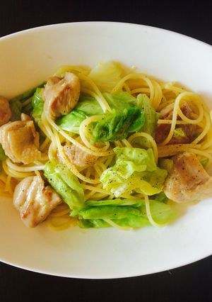 鶏肉とキャベツの塩パスタ-レシピのメイン写真