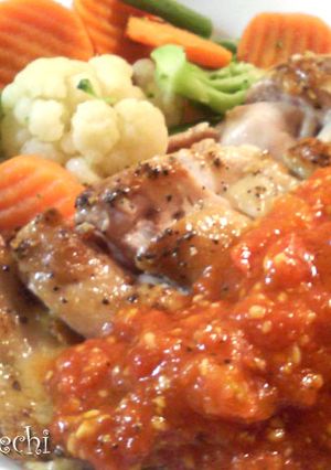 ファミレス風 チキンガーリックステーキ☆-レシピのメイン写真