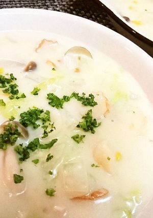 子供喜ぶ★簡単【白菜と竹輪のクリーム煮】-レシピのメイン写真
