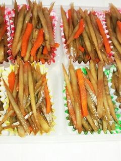 きんぴらごぼう(弁当用)-レシピのメイン写真