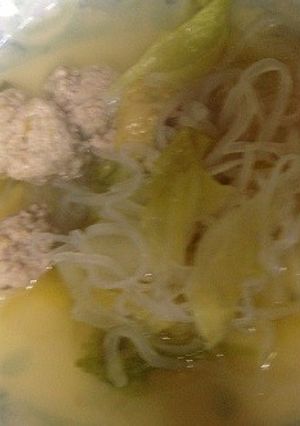 肉団子と白菜の中華スープ-レシピのメイン写真