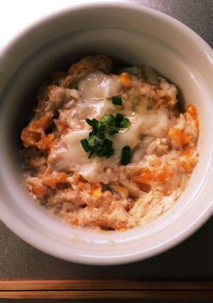 玉子丼！卵1個と麺つゆで！簡単！激ウマ！-レシピのメイン写真