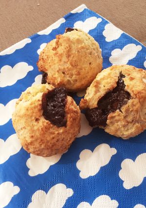 豆腐とHMで簡単ヘルシーなチョコスコーン-レシピのメイン写真