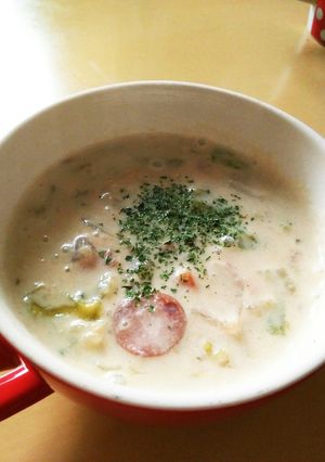 豆乳で☆あったか とろ~りクリームスープ-レシピのメイン写真