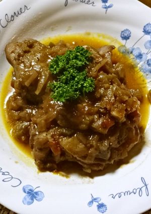 ホロリ鶏もも肉✿赤ワイン煮込み-レシピのメイン写真