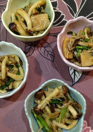 三種のきのこのオイスター炒め-レシピのメイン写真