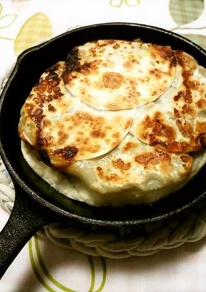 ニトスキ（スキレット鍋）で包まない餃子♪-レシピのメイン写真