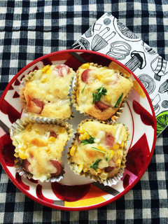 簡単!ホットケーキミックスでカップパン-レシピのメイン写真
