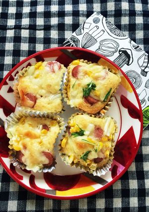 簡単!ホットケーキミックスでカップパン-レシピのメイン写真