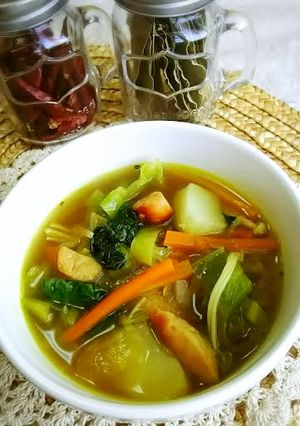 ☆キャベツたっぷりカレースープ☆-レシピのメイン写真