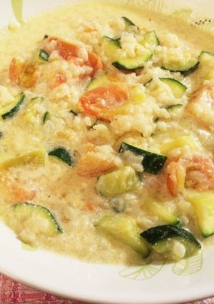 簡単☆リコッタチーズと野菜のリゾット-レシピのメイン写真