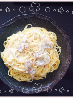 濃厚!!簡単!クリームパスタ❁-レシピのメイン写真