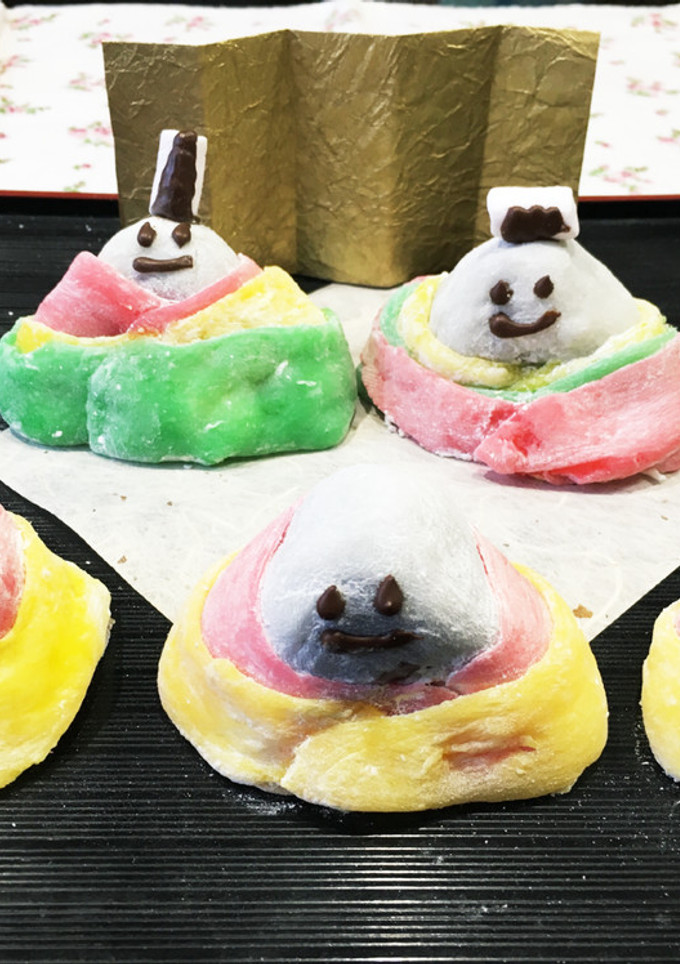 いちご大福のおひな様-レシピのメイン写真