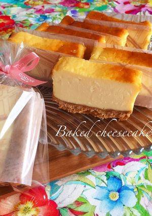 混ぜるだけ!簡単ベイクドチーズケーキ-レシピのメイン写真