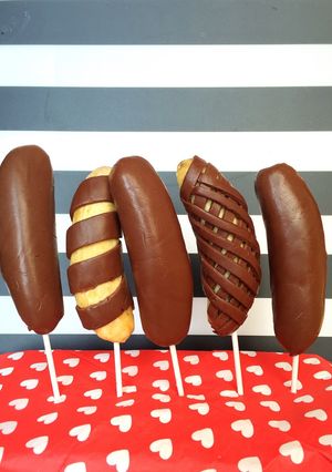 ♡スライス生チョコレートでチョコバナナ♡-レシピのメイン写真