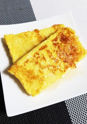 ズボラ！フライパン一つでフレンチトースト-レシピのメイン写真