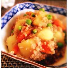 รูปของ 豚ひき肉で美味しい♡*ホクホク肉じゃが