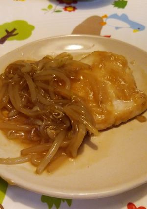 安くて簡単！メカジキのもやし餡かけ-レシピのメイン写真