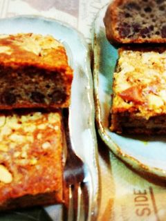ゆで小豆のチョコパラパラケーキ♪♪-レシピのメイン写真