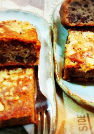ゆで小豆のチョコパラパラケーキ♪♪-レシピのメイン写真