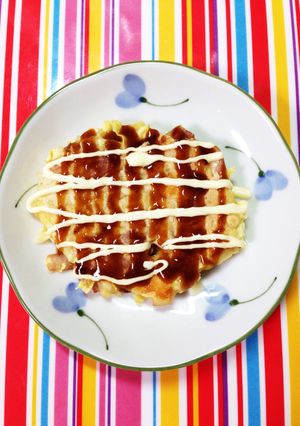 ふんわりふっくら☆チーズinお好み焼き♫-レシピのメイン写真