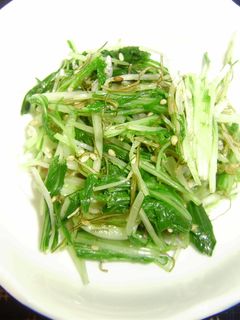 水菜のちりめん昆布和え-レシピのメイン写真
