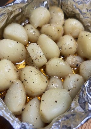 激ウマ！生ニンニクのホイル焼き-レシピのメイン写真