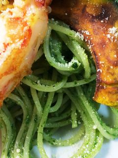 ほうれん草ジェノベーゼパスタ-レシピのメイン写真