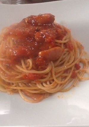 トマトソーススパゲッティ-レシピのメイン写真