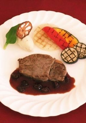 牛フィレ肉のステーキ いちじくソース-レシピのメイン写真