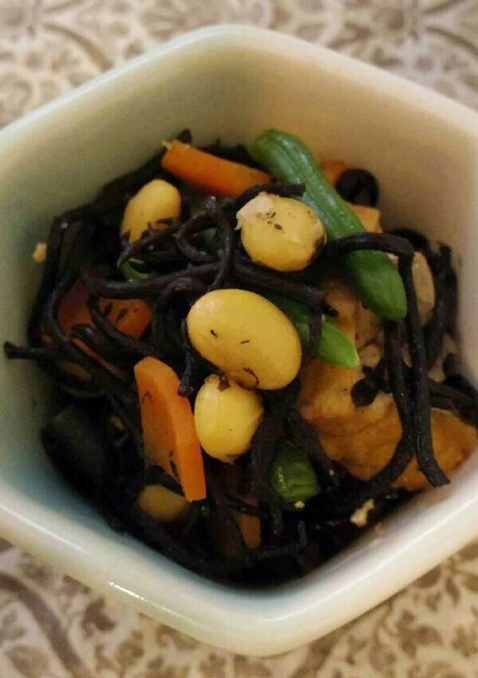 簡単！ひじきと大豆の具だくさん煮物-レシピのメイン写真