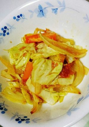 キャベツとパプリカの醤油麹炒め＊-レシピのメイン写真