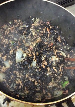 さやいんげん入りひじきの炒め煮-レシピのメイン写真