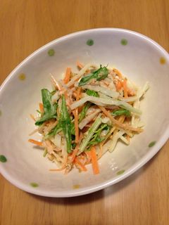 大根と水菜のマヨごまサラダ☆-レシピのメイン写真