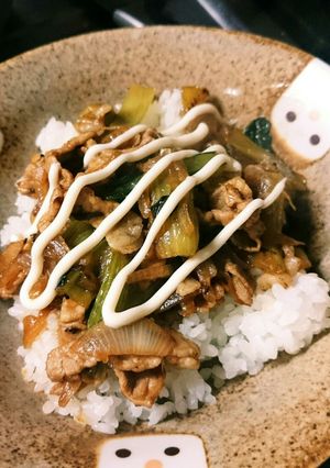 幼児食 なんちゃって豚丼(薄味1歳後半)-レシピのメイン写真
