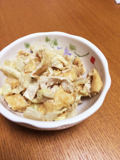 白菜と揚げのサラダ-レシピのメイン写真