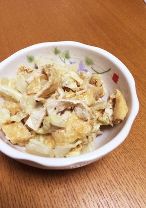 白菜と揚げのサラダ-レシピのメイン写真