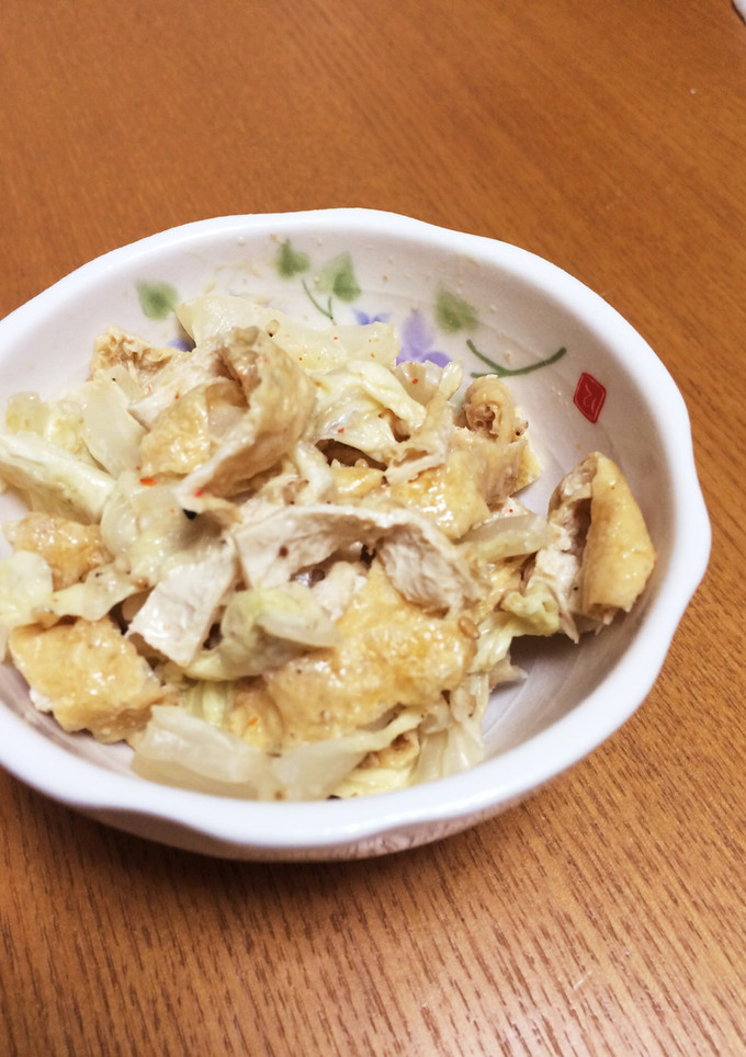 白菜と揚げのサラダ-レシピのメイン写真