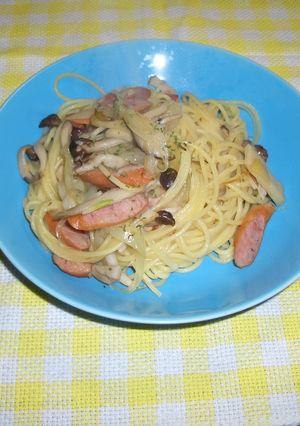 相性ばっちり♪♪きのことベーコンのパスタ-レシピのメイン写真