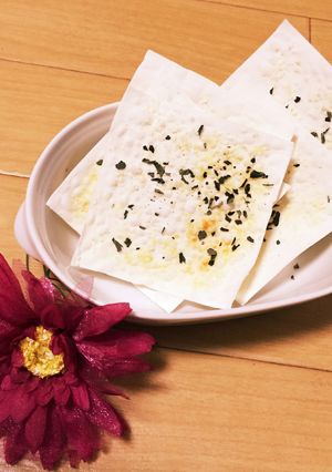 焼売の皮でサクサクっ☆バジルチーズ♪-レシピのメイン写真